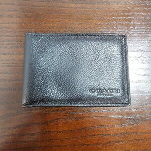 Men's Coach Card Holder Wallet NWOT
